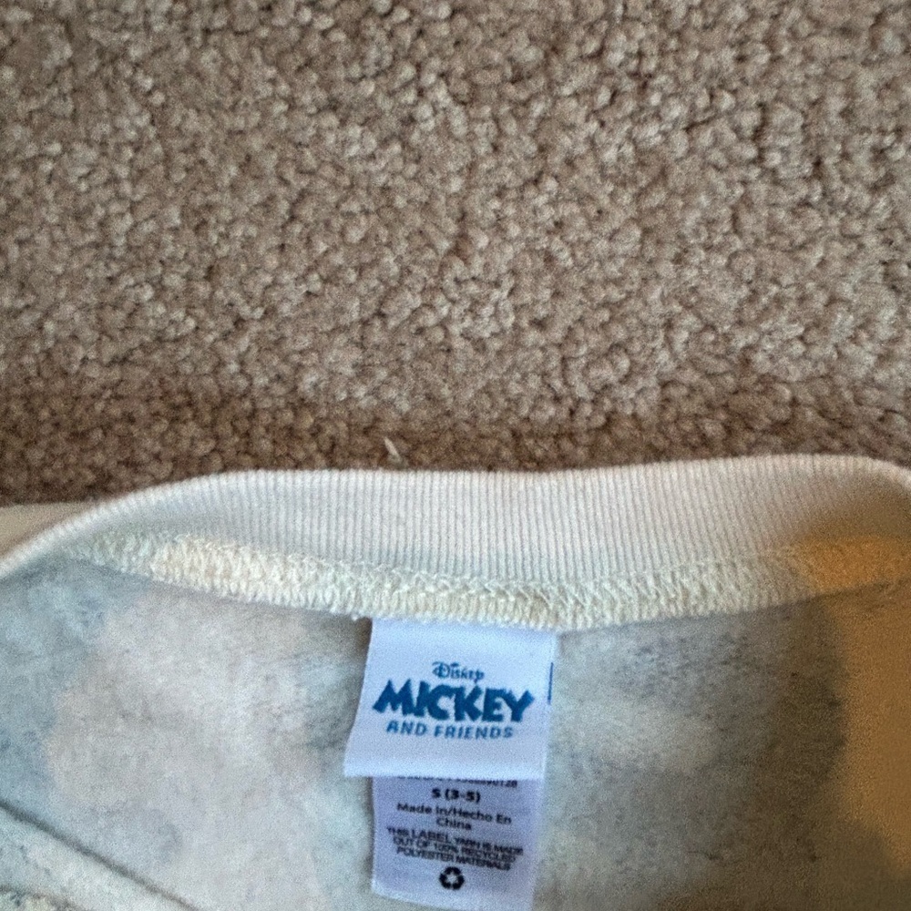 Disney Women Sweatshirt Size Small (Jr 3-5) Mickey Minnie Daisy Donald Pluto S - Picture 5 of 7